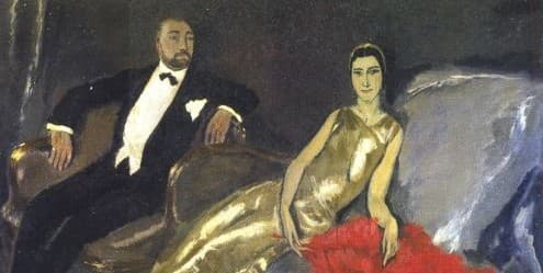 Close up of a painting texture